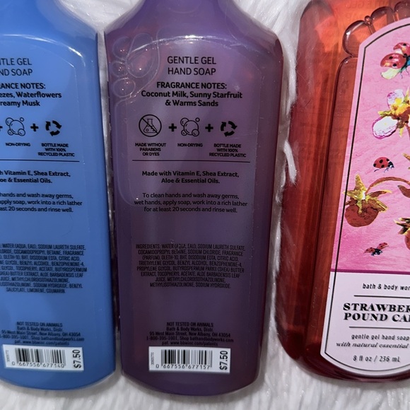 NEW 5x BATH & BODY WORKS GENTLE GEL HAND SOAP WASH 8 oz Lot Assorted NEW - Picture 7 of 16